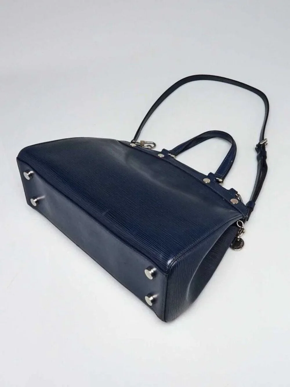 Louis Vuitton Indigo Epi Leather Brea MM Bag